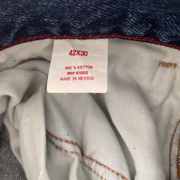 Arizona Jean Co. Denim Jeans 42x30 NWT Relaxed Fit Straight leg - Picture 6 of 6